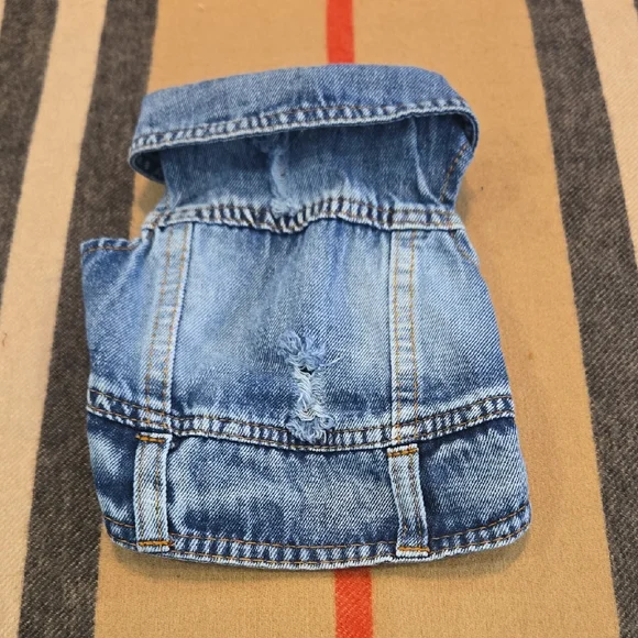 Classic Blue Denim Pet Jackset Size S NWOT - Picture 1 of 5